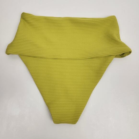 L*Space Desi Bikini Bottom High Waisted in Apple Green Size XS - Picture 2 of 2